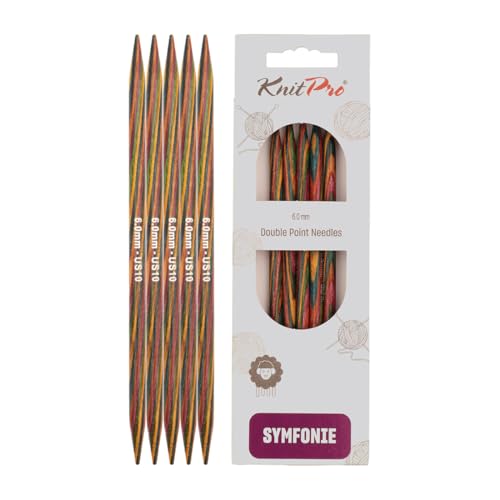 KnitPro Holz - Nadelspiel 20 cm x 6 mm