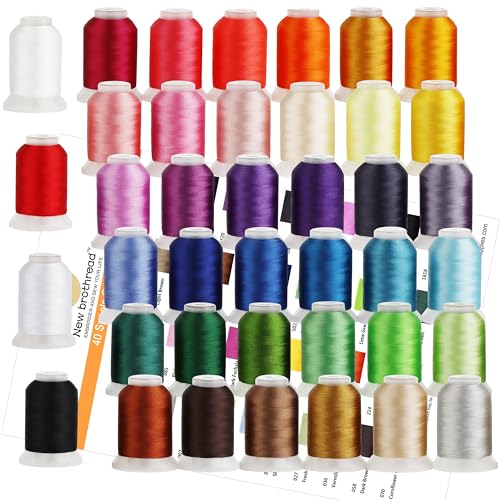 New brothread 40 Brother Farben Polyester Maschinen Stickgarn