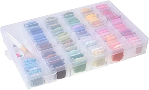 Tiardey Stickgarn-Set, 100 Farben, mit Box