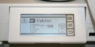 Fehlermeldung am Display: Oberfaden gerissen