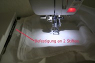 W6 N 6000 Stickrahmen am Stickarm